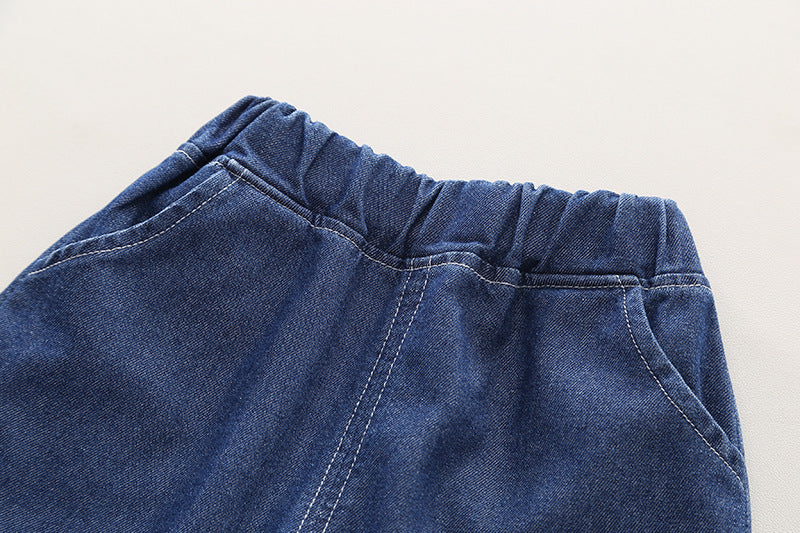 Denim Sleeveless 3 Piece Kids Outfit