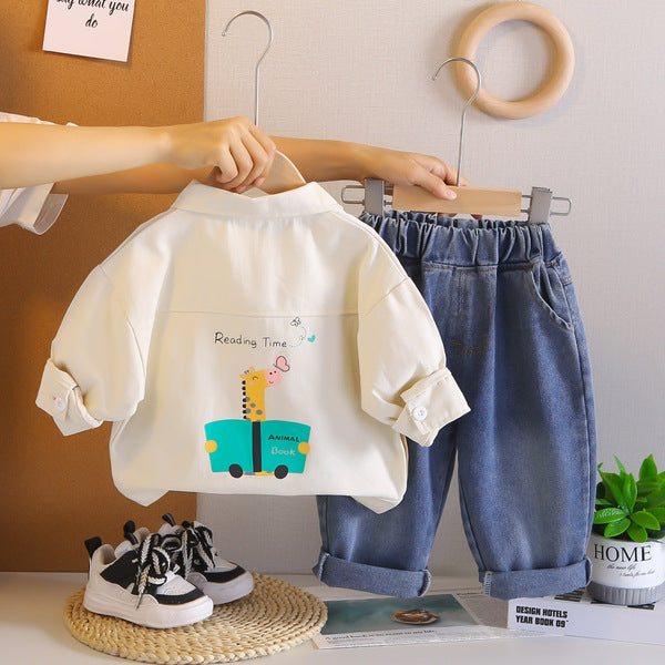 Summer Brown 3 Piece Kids Jacket Set