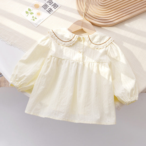 Autumn Fresh Girls Cotton Shirt & Pant Set