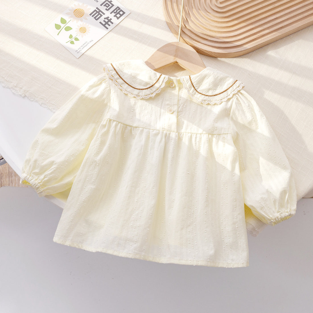 Autumn Fresh Girls Cotton Shirt & Pant Set