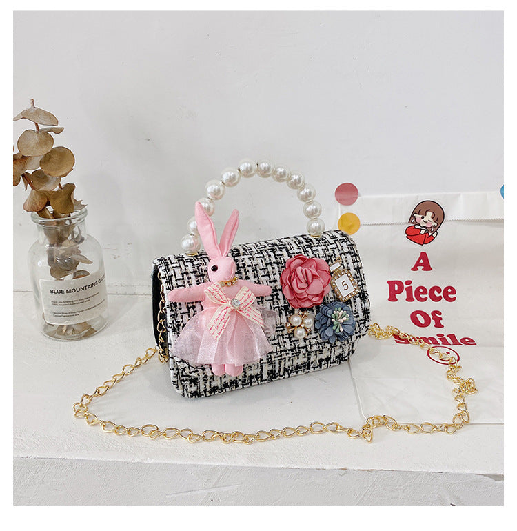 Girl's tweed purse