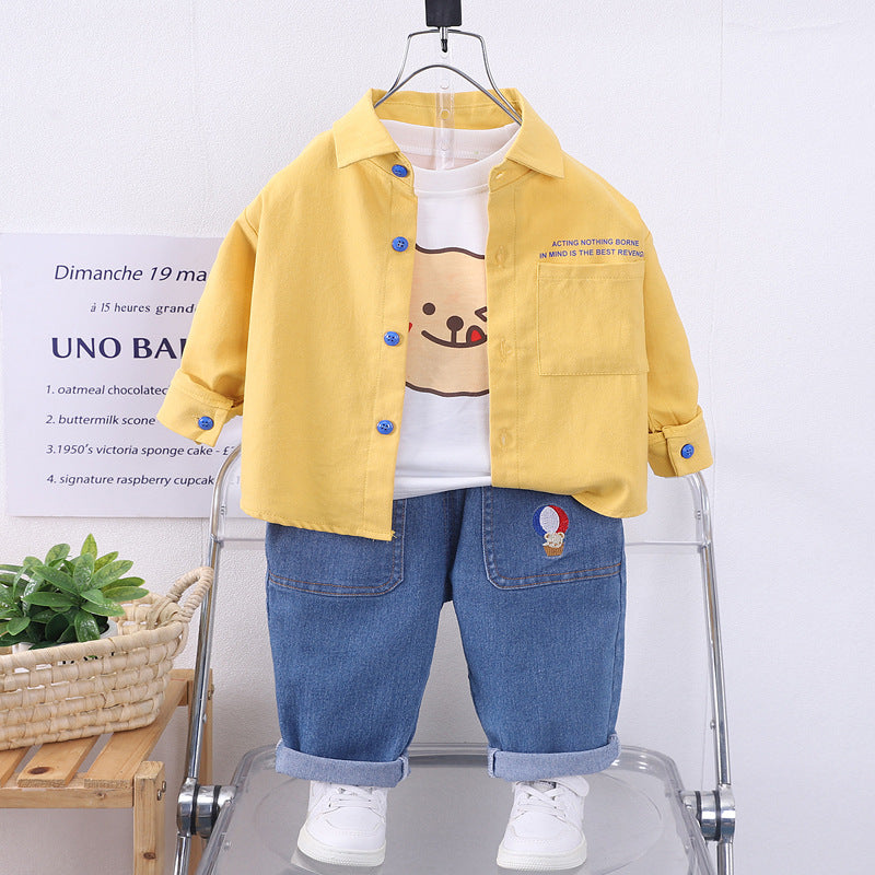 BOYS YELLOW 3 PC SET
