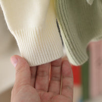 Green Knitted Sweater & Pant Set | Winter Knitwear Co-ord