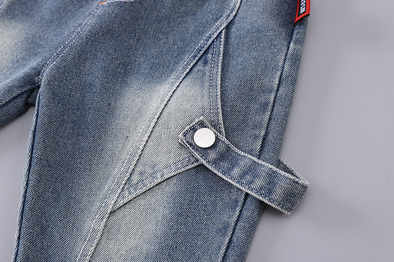 Green Striped Jacket 3-Piece Set – Soft Cotton Outfit