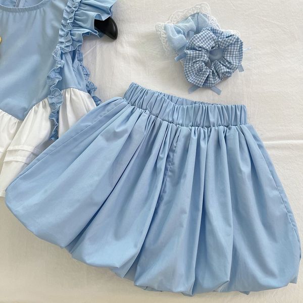 Summer Tank Top with Shorts Girl Set