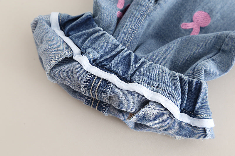 Polo Sweatshirt and Pants Girls Set