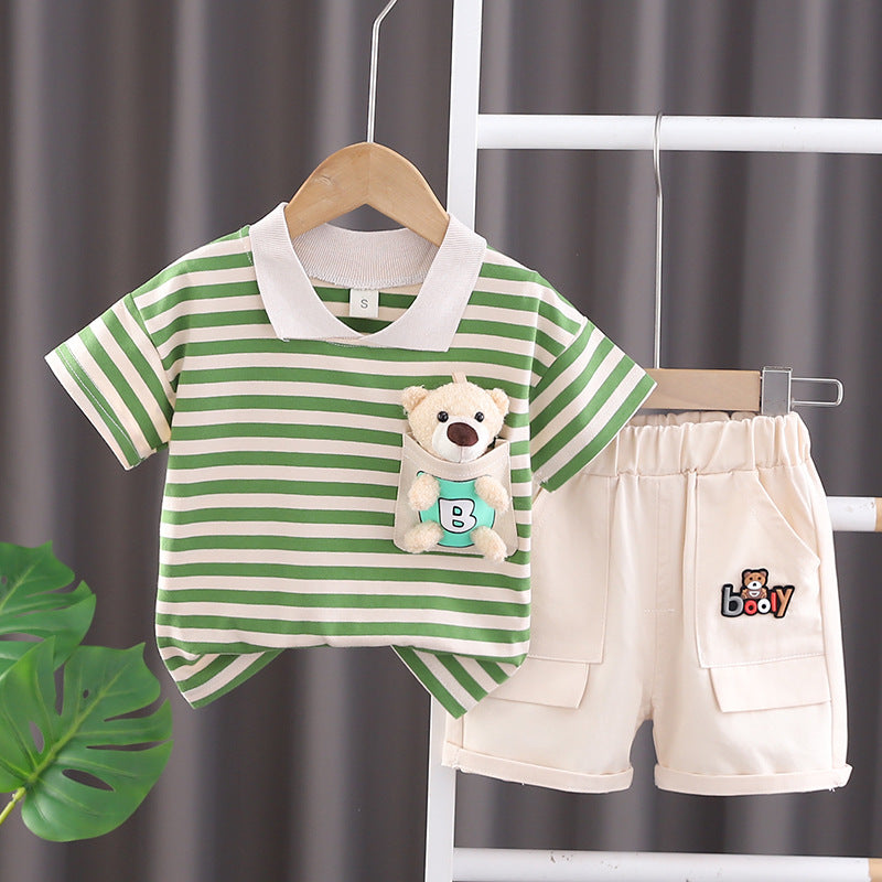 Teddy T-Shirt & Shorts Set