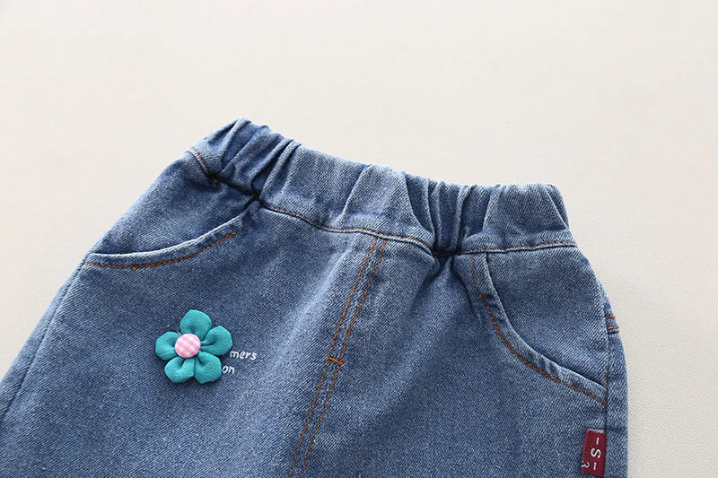 Girl's 2 piece flower set
