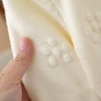 Baby Girl Knitted Sweater & Pants Set – Cream & Brown with Bow | Cozy Winter Knitwear