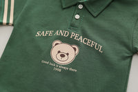 Summer Green Cotton 2 Piece Set for Boys