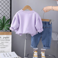 Girl's 2 piece flower set