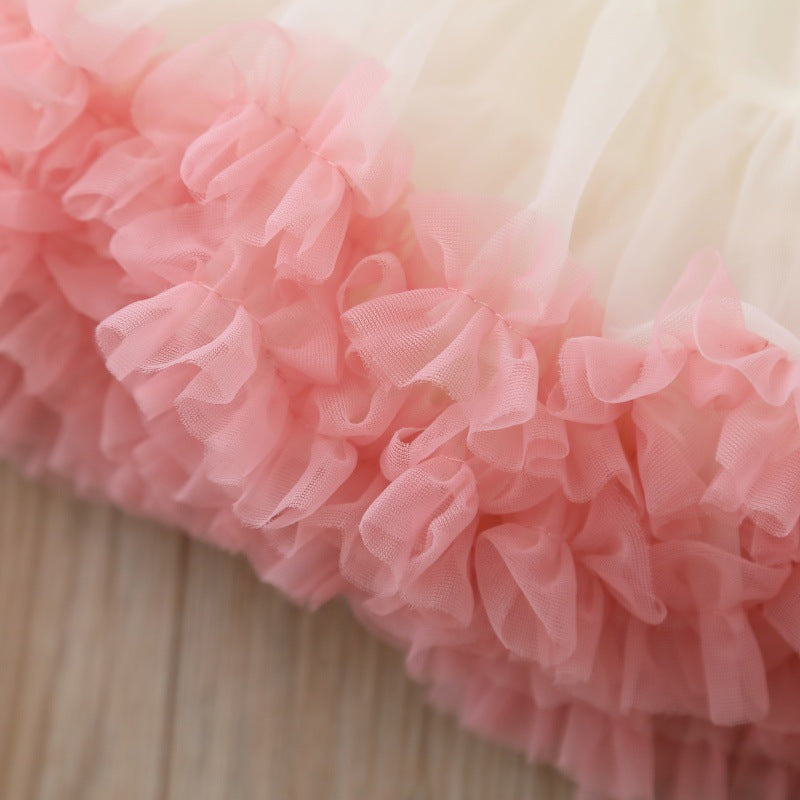 Baby Girl Knitted Heart Sweater & Tutu Skirt Set – Winter Party Dress