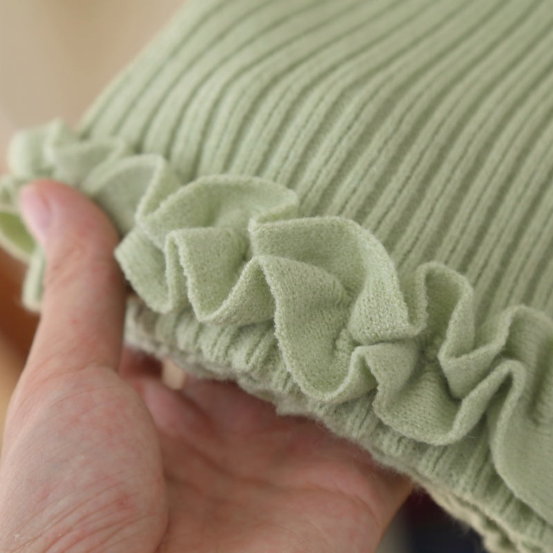 Green Knitted Sweater & Pant Set | Winter Knitwear Co-ord