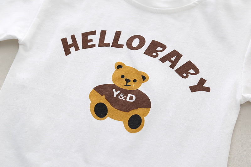 Denim Sleeveless 3 Piece Kids Outfit